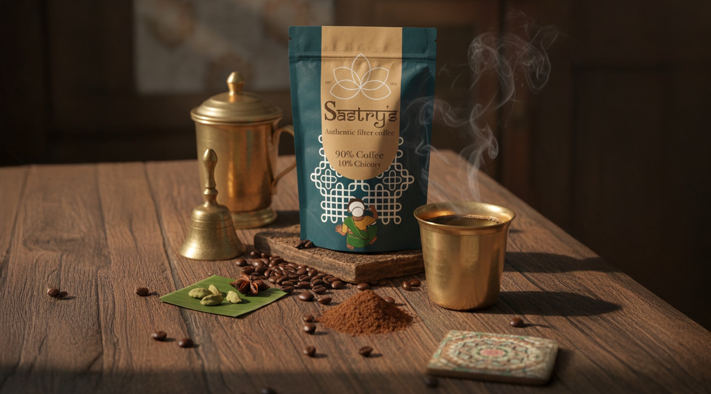 Brahmi Coffee Roasters brand identity kit