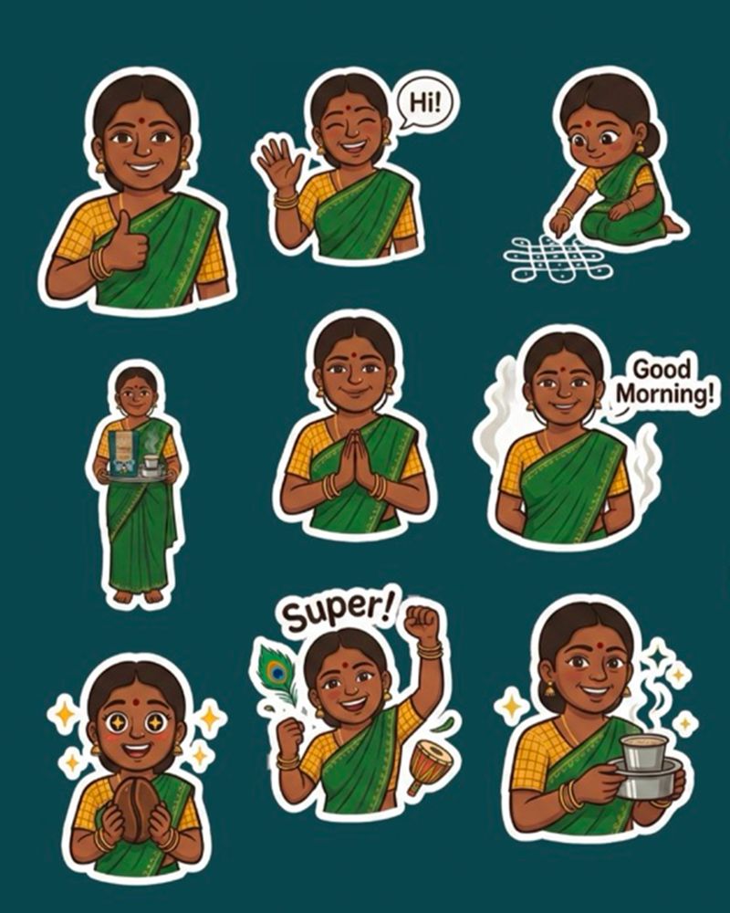 Kolam pattern inspiration