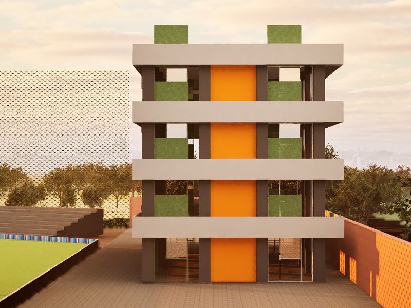 Snehaloka sunset lighting render